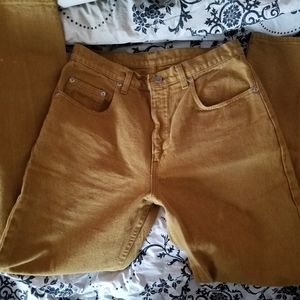MEN'S Vtg 90's Arizona Jeans in Gold color